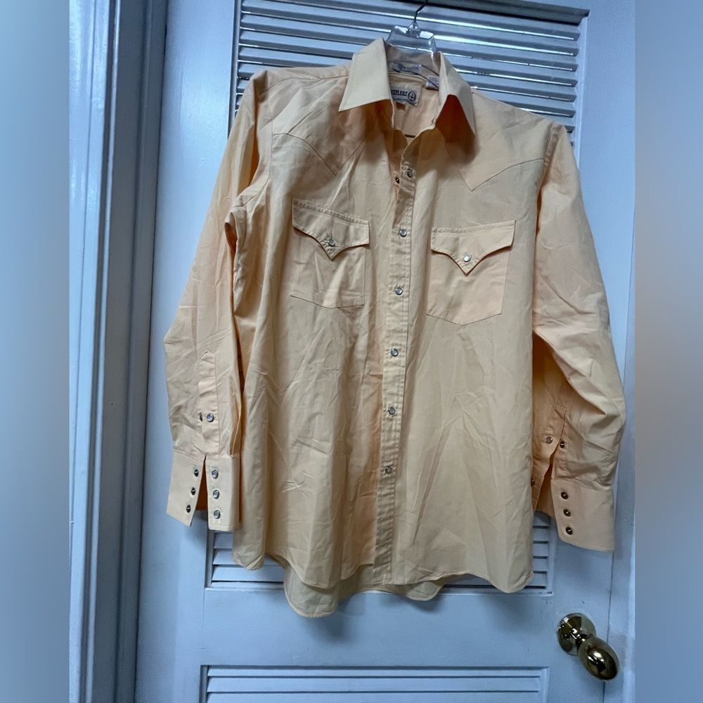 SHEPLERS✨Men's Beige Western Shirt✨small